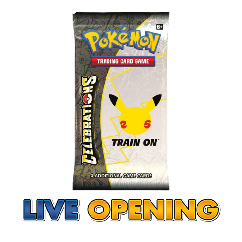 Sword & Shield: Celebrations 25th Anniversary - Booster Pack (Live)