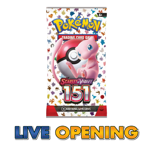 Scarlet & Violet: Pokemon 151 - Booster Pack (Live)
