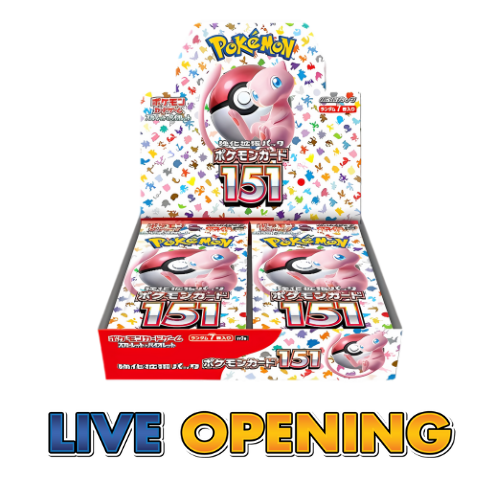 Japanese Pokemon 151 SV2A - Booster Box (Live)