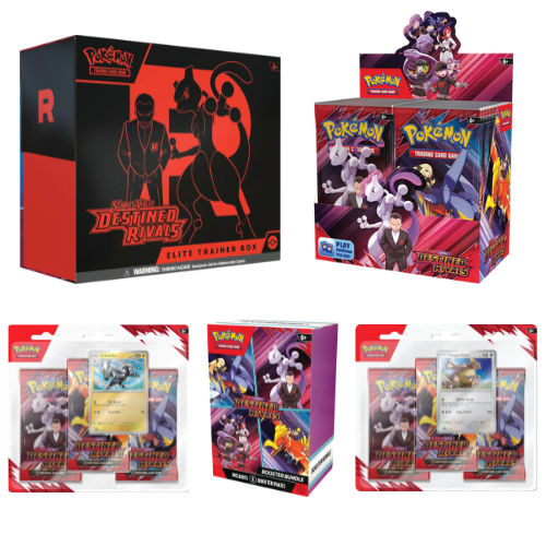 Scarlet & Violet: Destined Rivals - Bundle (Booster Box, Elite Trainer Box, Booster Bundle)