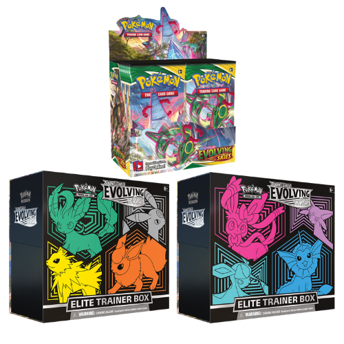 Sword & Shield: Evolving Skies Bundle - Booster Box, Elite Trainer Box
