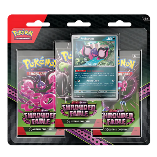 Scarlet & Violet: Shrouded Fable - 3-Pack Blisters (Pecharunt)