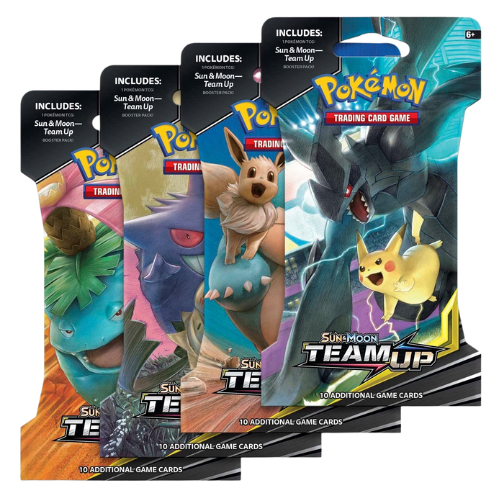 Sun & Moon: Team Up Sleeved Booster Pack Art Set