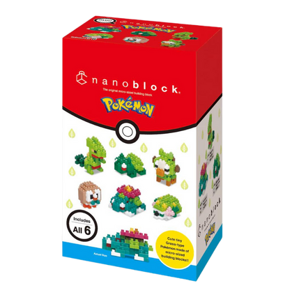 Nanoblock Mini Pokemon Box - Grass Type