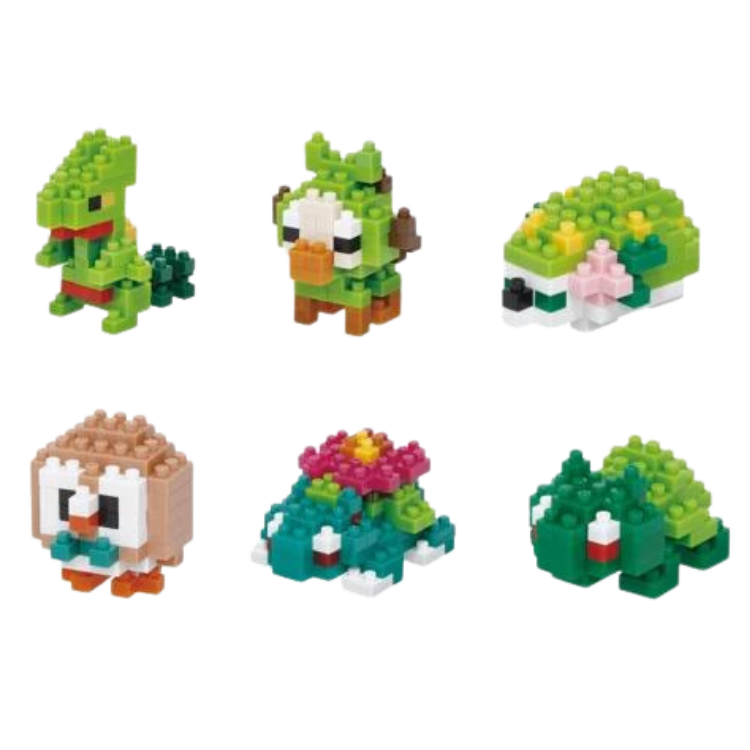 Nanoblock Mini Pokemon Box - Grass Type