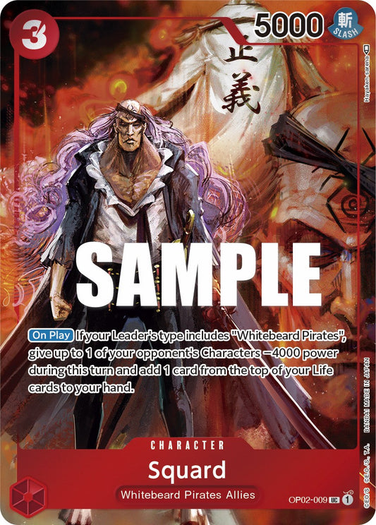 Squard (Box Topper) (OP02-009) [Paramount War]