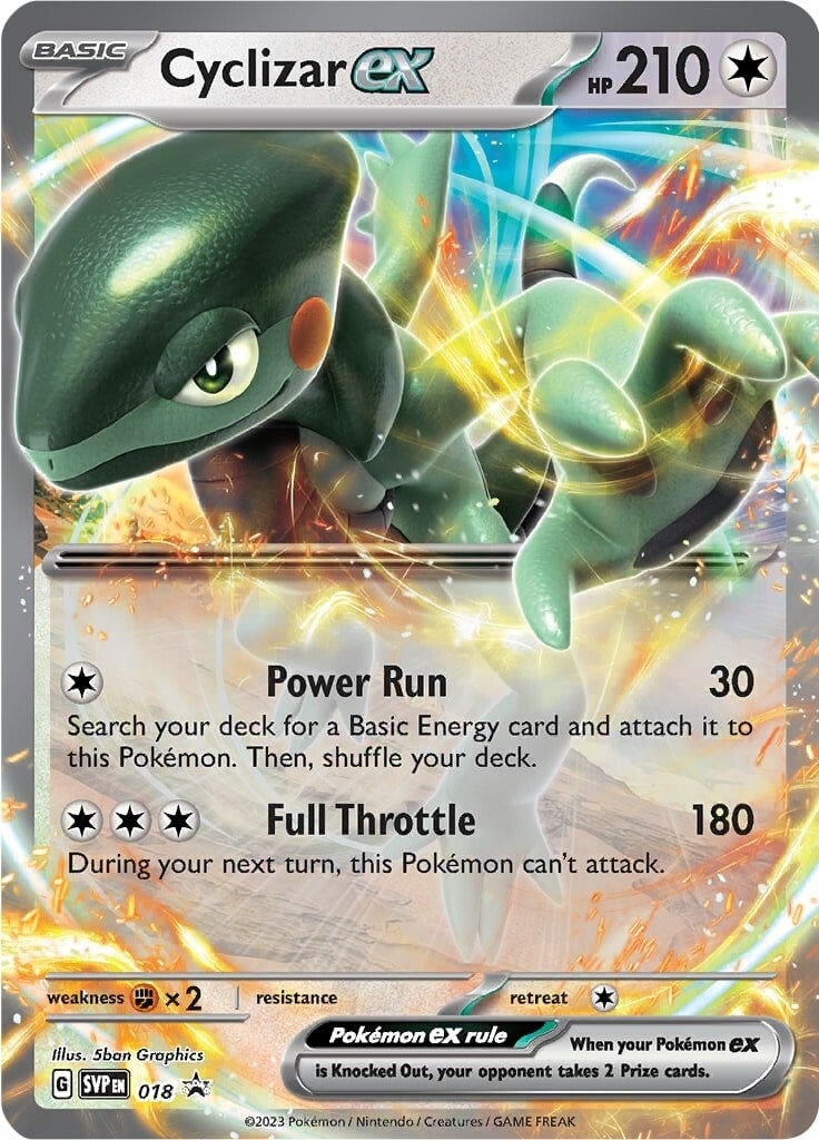 Cyclizar ex - 018 (018) [SV: Scarlet & Violet Promo Cards]