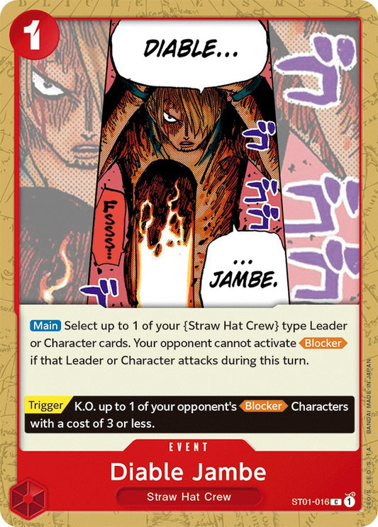 Diable Jambe (ST01-016) [Starter Deck 1: Straw Hat Crew]