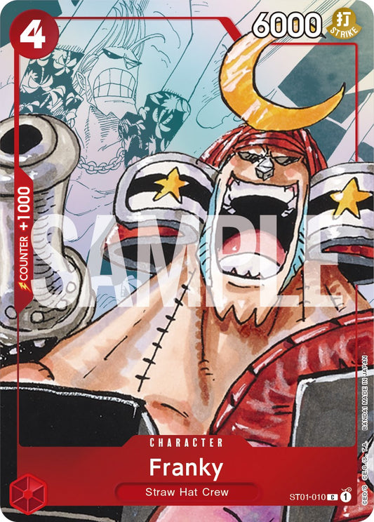 Franky - ST01-010 (Alternate Art) (ST01-010) [One Piece Promotion Cards]