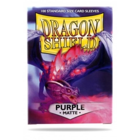 Dragon Shield Box 100 Sleeves - Purple Matte