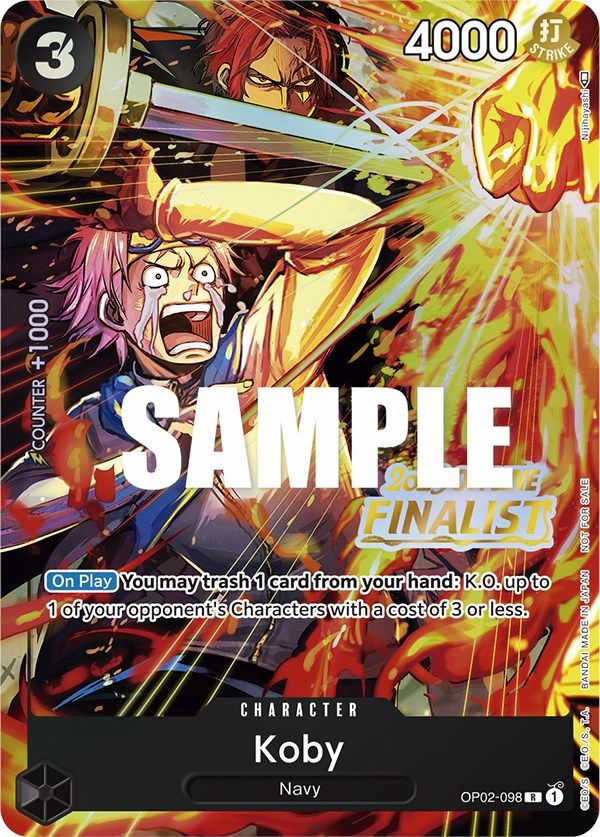 Koby (Offline Regional 2023) (OP02-098) [One Piece Promotion Cards]