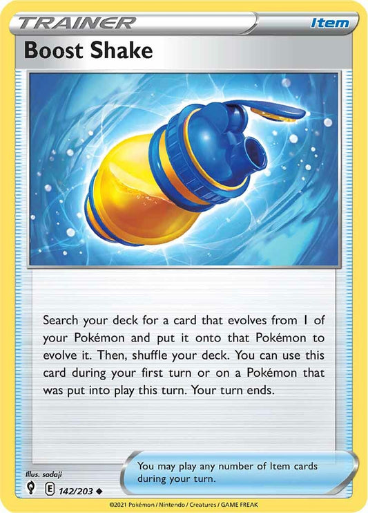 Boost Shake (142/203) [Sword & Shield: Evolving Skies]