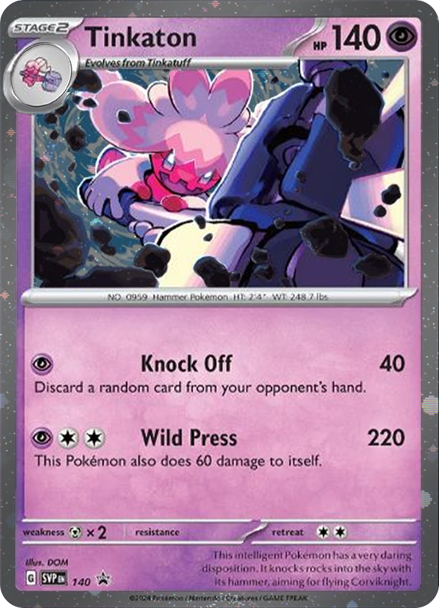 Tinkaton - 140 (Cosmo Holo) (140) [SV: Scarlet & Violet Promo Cards]