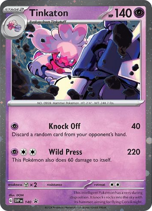 Tinkaton - 140 (Cosmo Holo) (140) [SV: Scarlet & Violet Promo Cards]