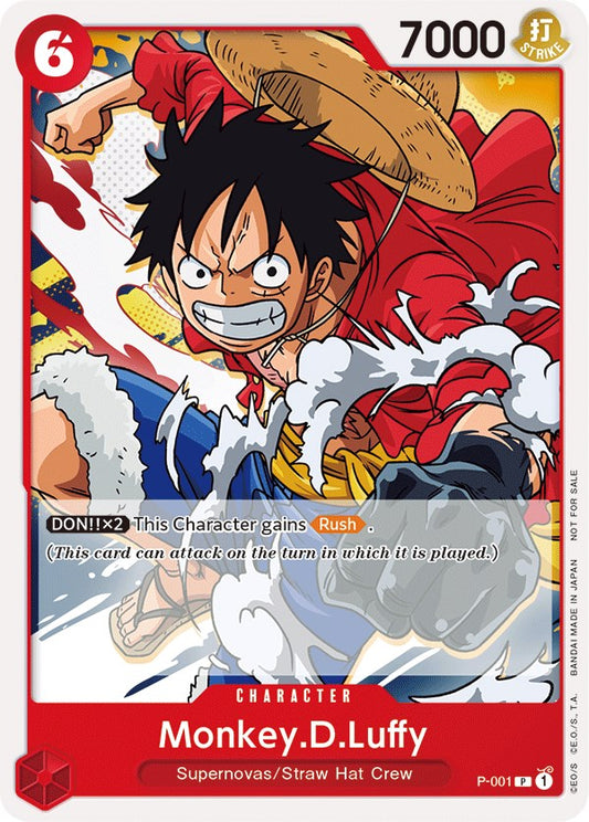Monkey.D.Luffy (Super Pre-Release) (P-001) [One Piece Promotion Cards]