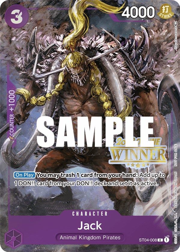 Jack (Online Regional 2023) (ST04-008) [One Piece Promotion Cards]