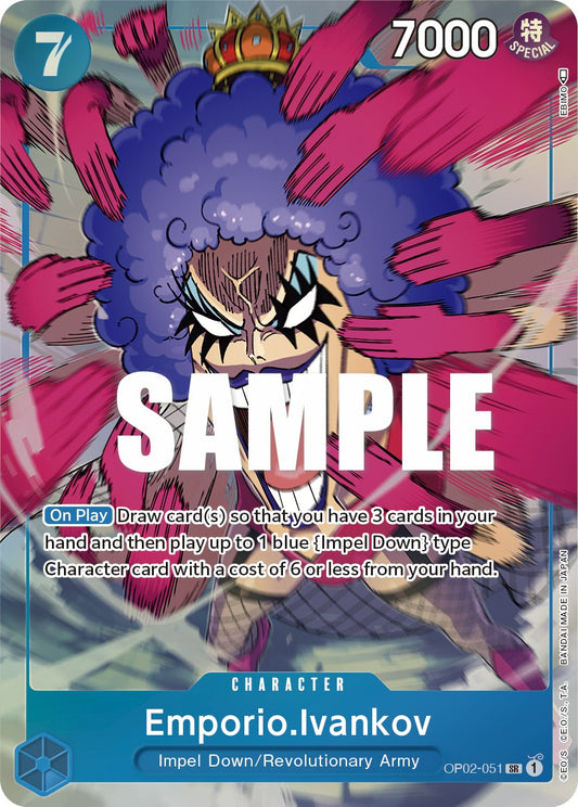 Emporio.Ivankov (051) (Alternate Art) (OP02-051) [Paramount War]