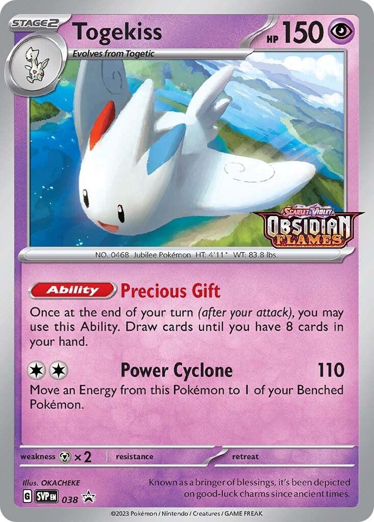 Togekiss - 038 (Prerelease) (038) [SV: Scarlet & Violet Promo Cards]