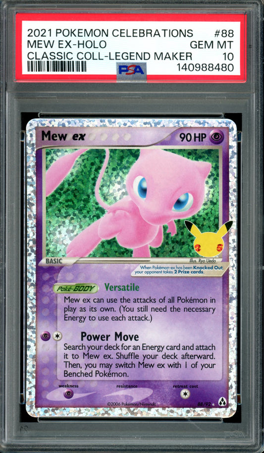 PSA 10 Mew EX (88/92) [Celebrations]