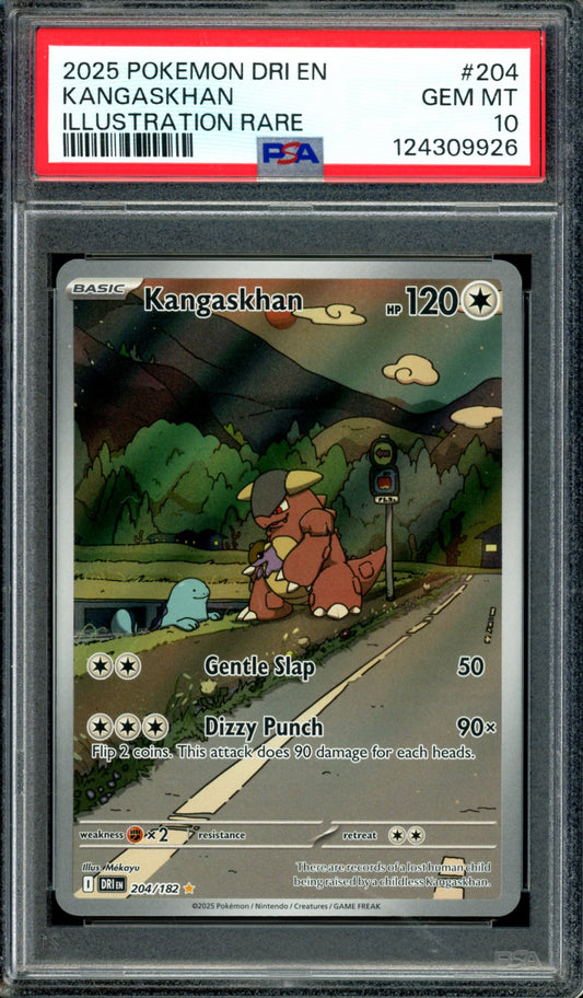 PSA 10 Kangaskhan (204/182) [Destined Rivals]