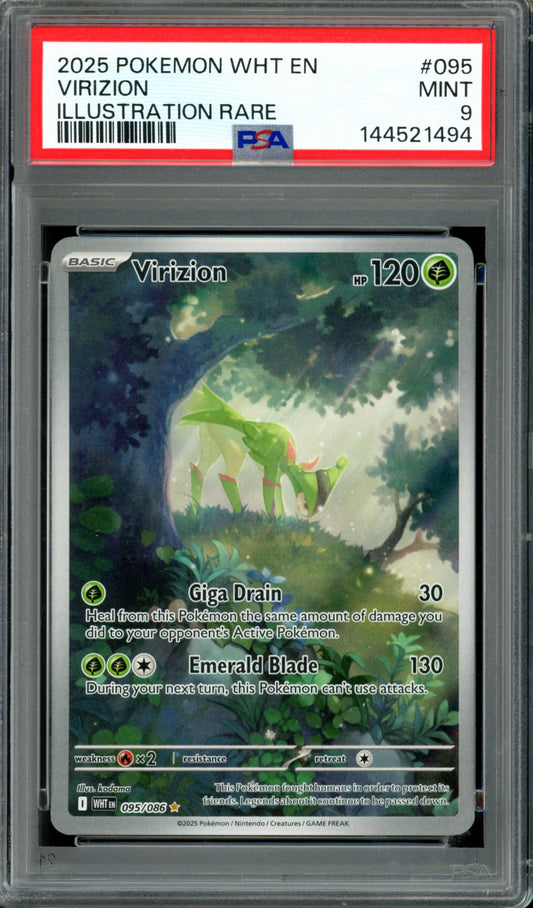 PSA 9 Virizon (095/086) [White Flare]