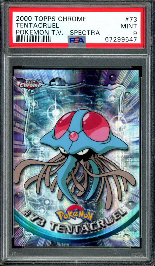 PSA 9 Tentacruel Spectra (73) [Topps Chrome Series 1]