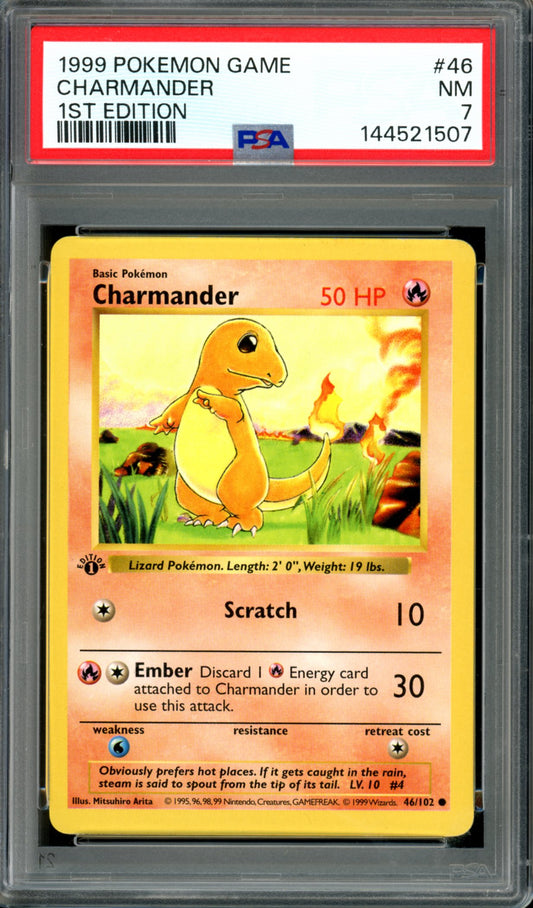 PSA 7 1st Edition Charmander (46/102) [Base Set]