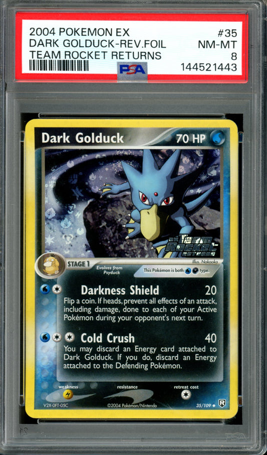 PSA 8 Dark Golduck (35/109) [Team Rocket Returns]