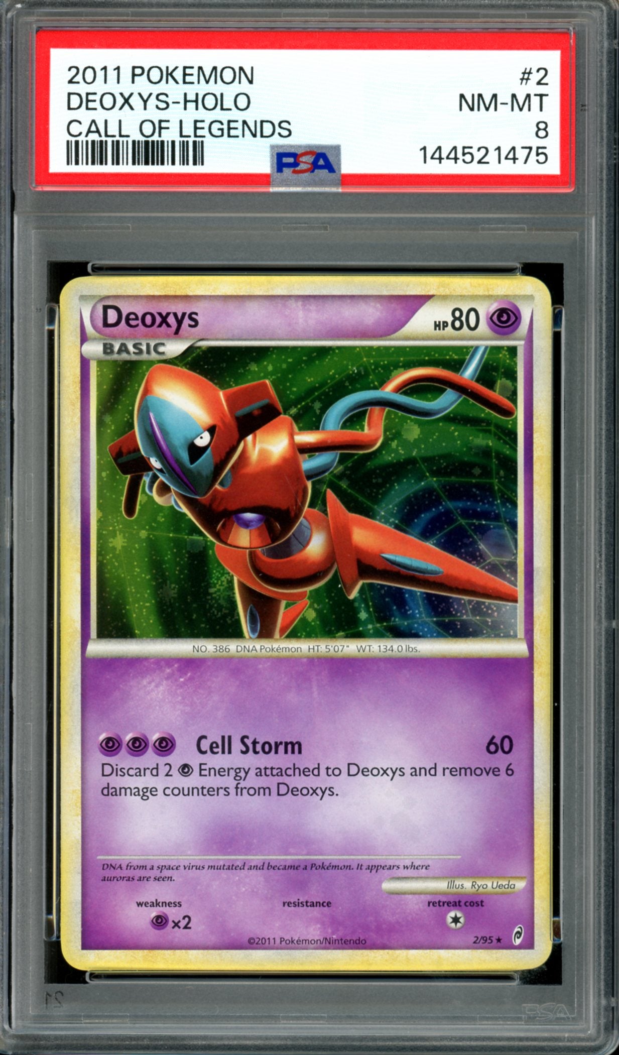 PSA 8 Deoxys (2/95) [Call of Legends]