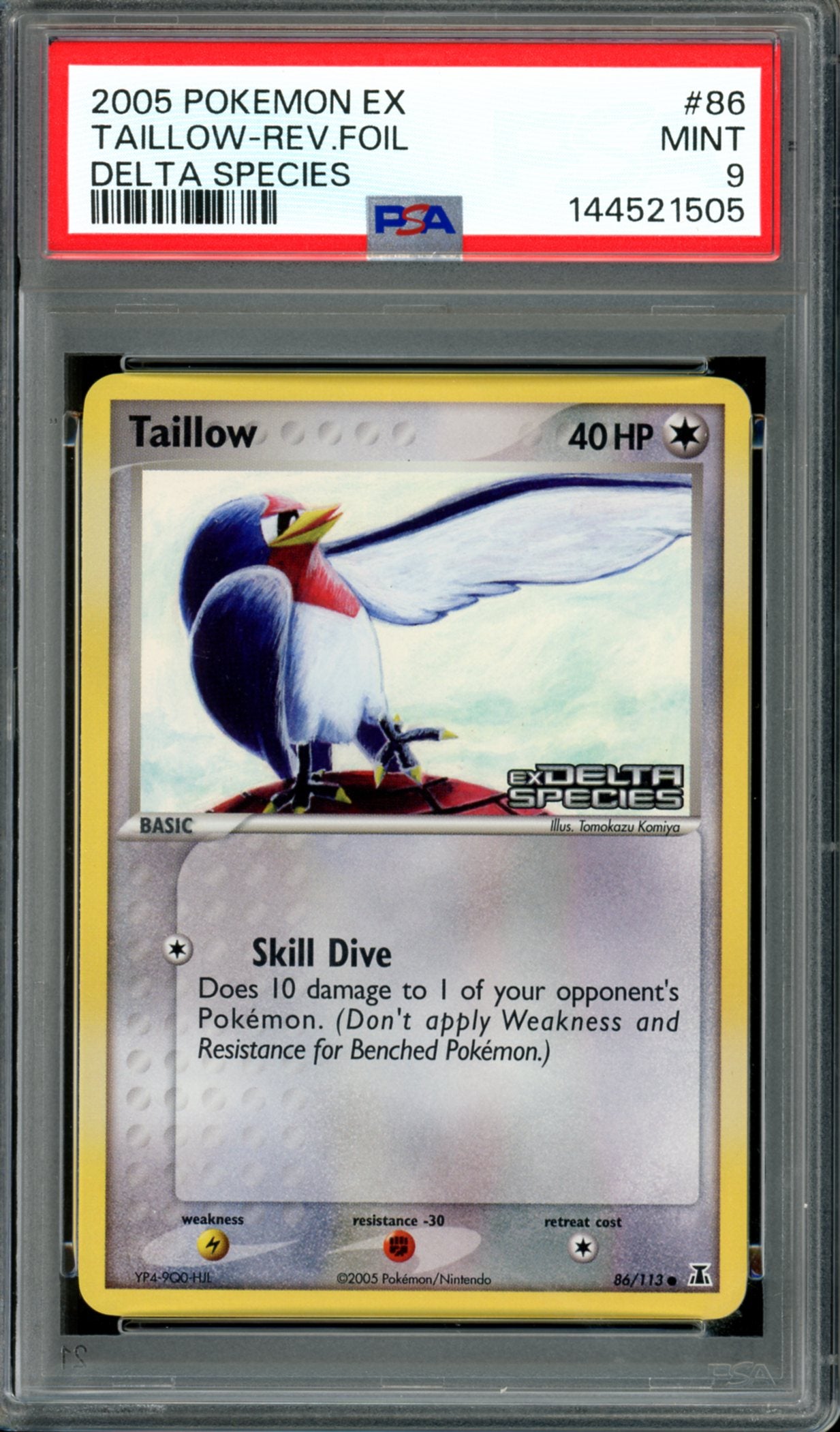 PSA 9 Taillow (86/113) [Delta Species]