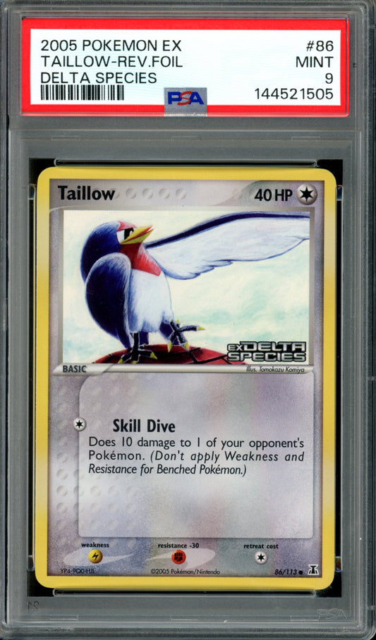 PSA 9 Taillow (86/113) [Delta Species]