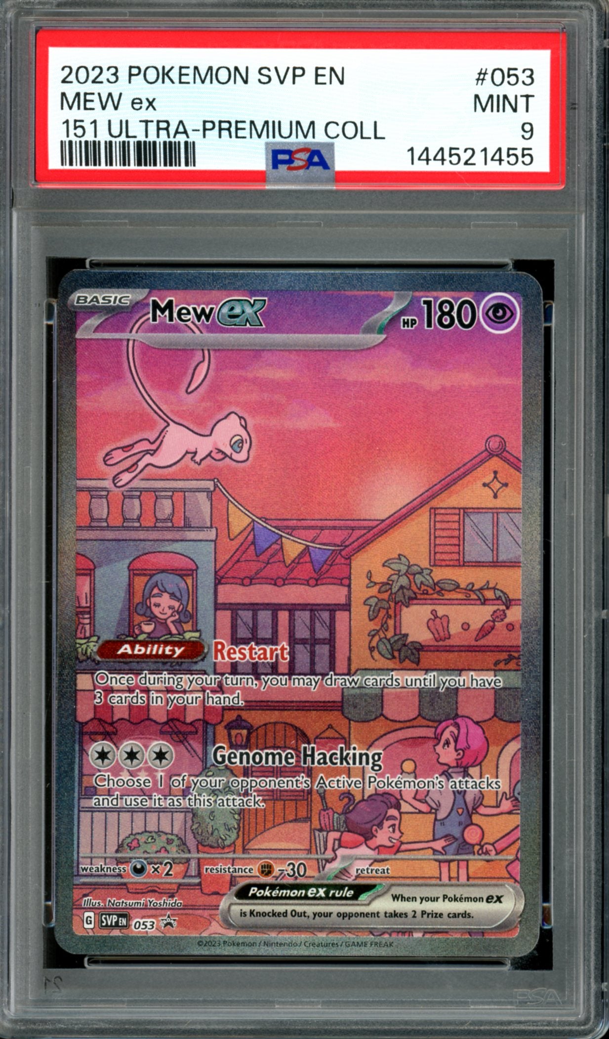 PSA 9 Mew EX (SVP053) [Black Star Promo]