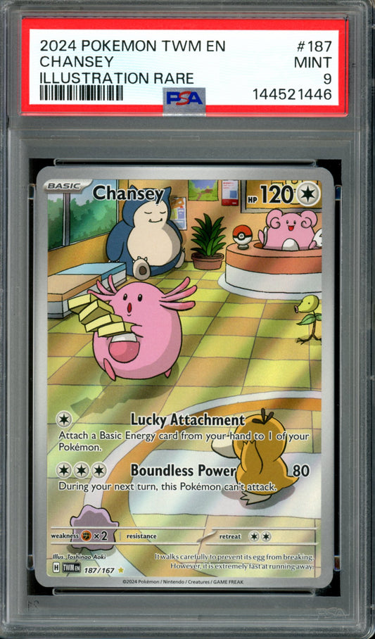 PSA 9 Chansey (187/167) [Twilight Masquerade]