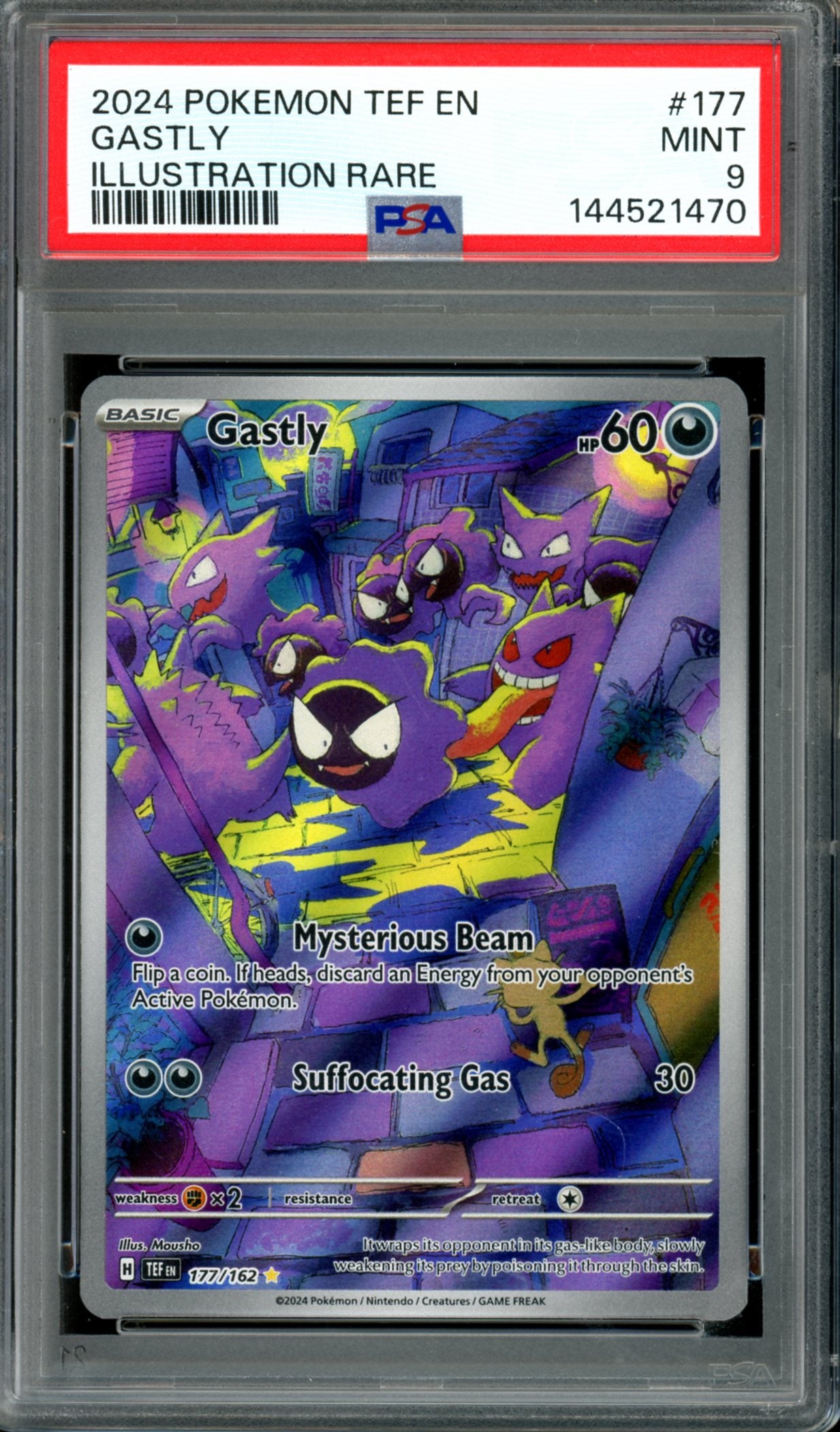 PSA 9 Gastly (177/162) [Temporal Forces]