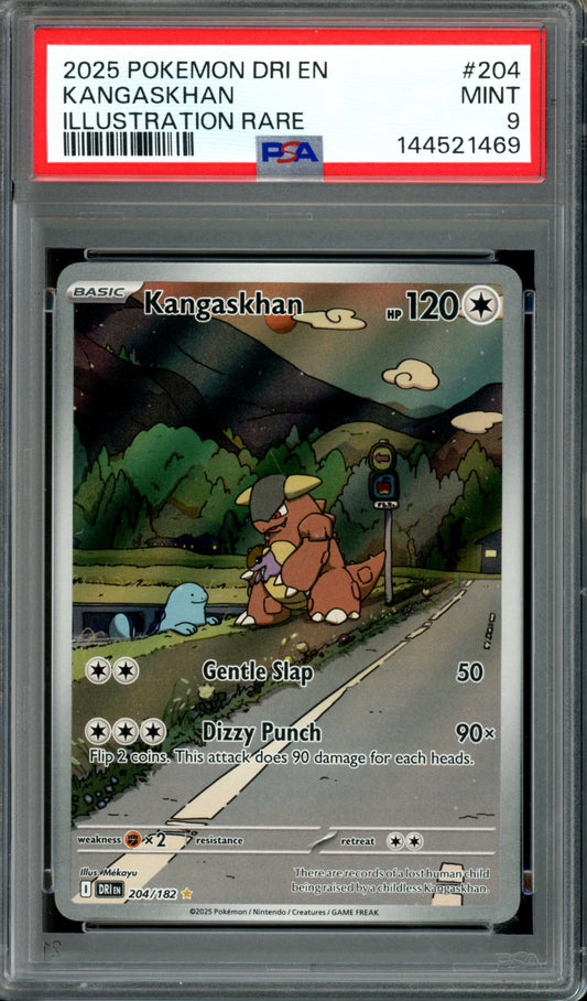 PSA 9 Kangaskhan (204/182) [Destined Rivals]