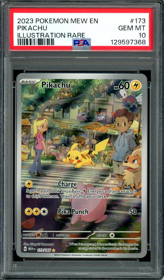 PSA 10 Pikachu (173/165) [151]