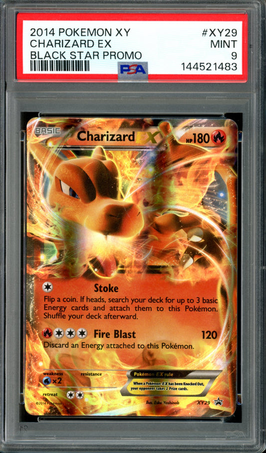 PSA 9 Charizard EX (XY29) [Black Star Promo]