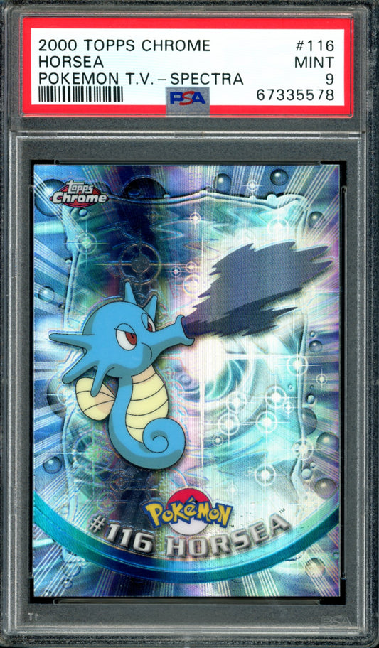 PSA 9 Horsea Spectra (116) [Topps Chrome Series 2]