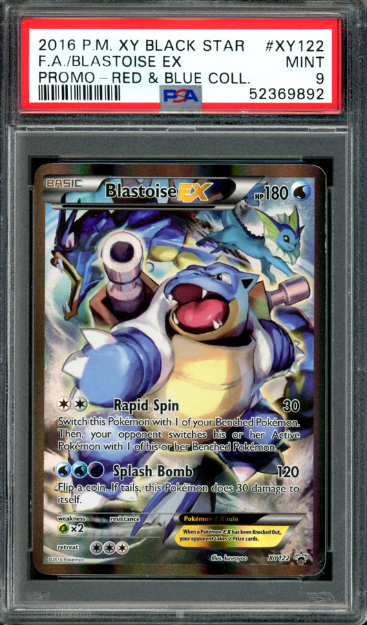 PSA 9 Blastoise EX (XY122) [Black Star Promo]