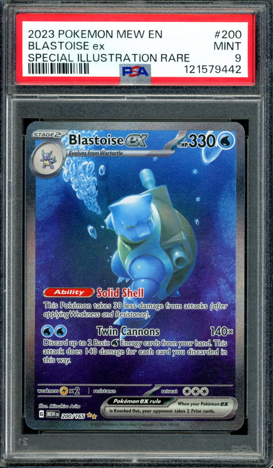 PSA 9 Blastoise EX (200/165) [151]