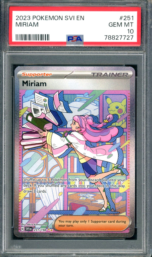 PSA 10 Miriam (251/198) [SV Base Set]