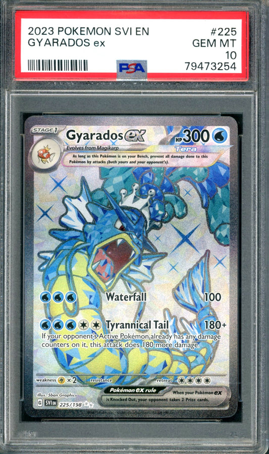 PSA 10 Gyarados EX (225/198) [SV Base Set]