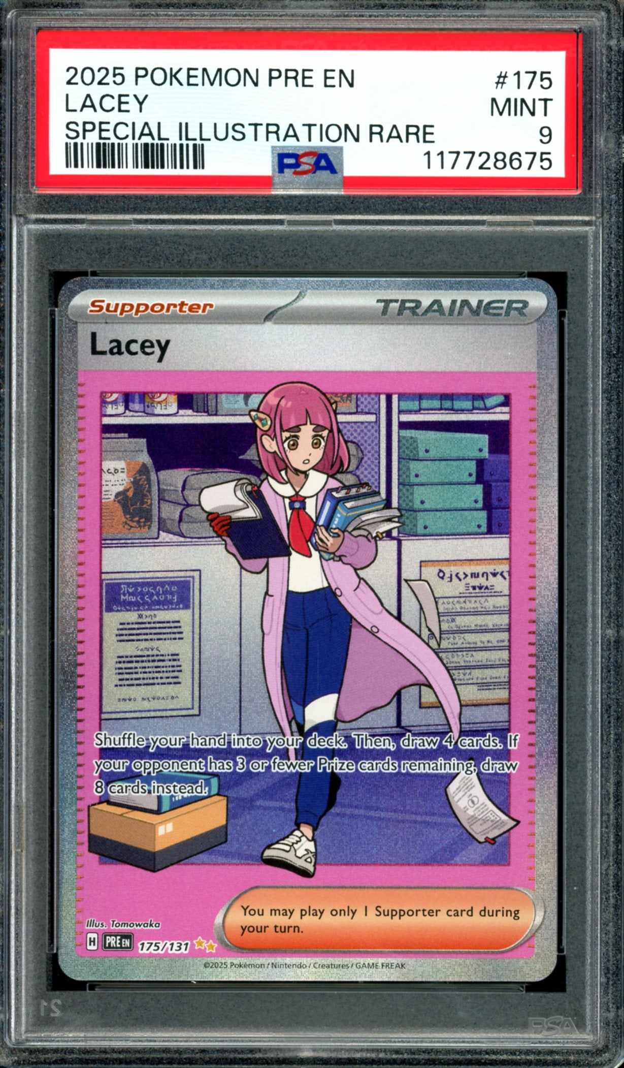 PSA 9 Lacey (175/131) [Prismatic Evolutions]