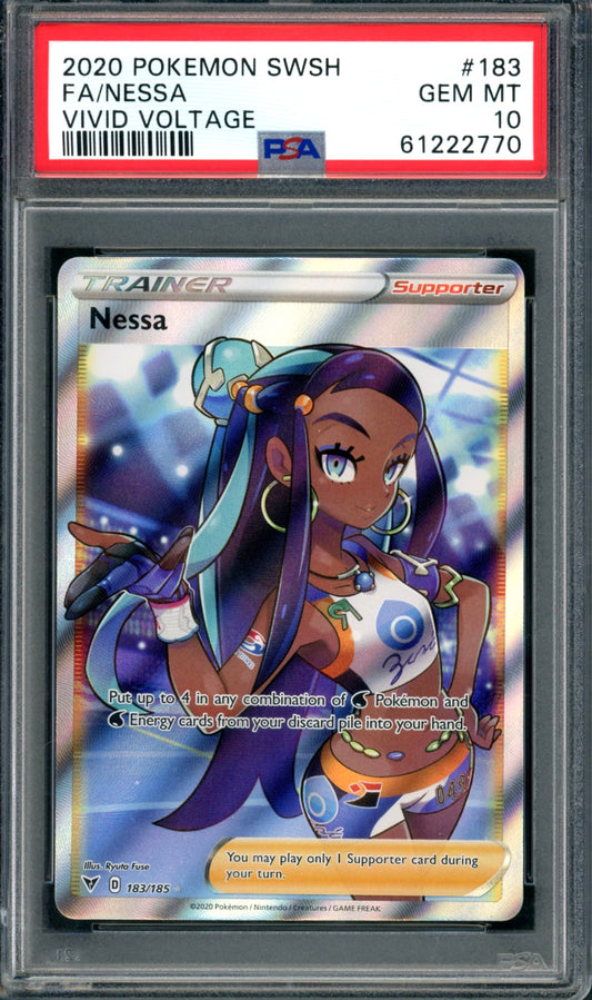 PSA 10 Nessa (183/185) [Vivid Voltage]