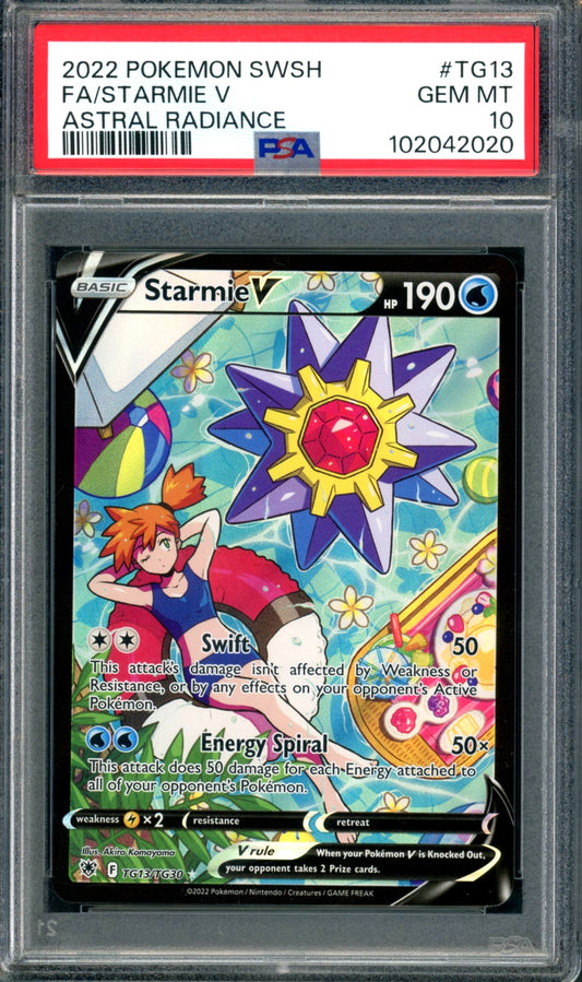 PSA 10 Starmie V (TG13/TG30) [Astral Radiance]