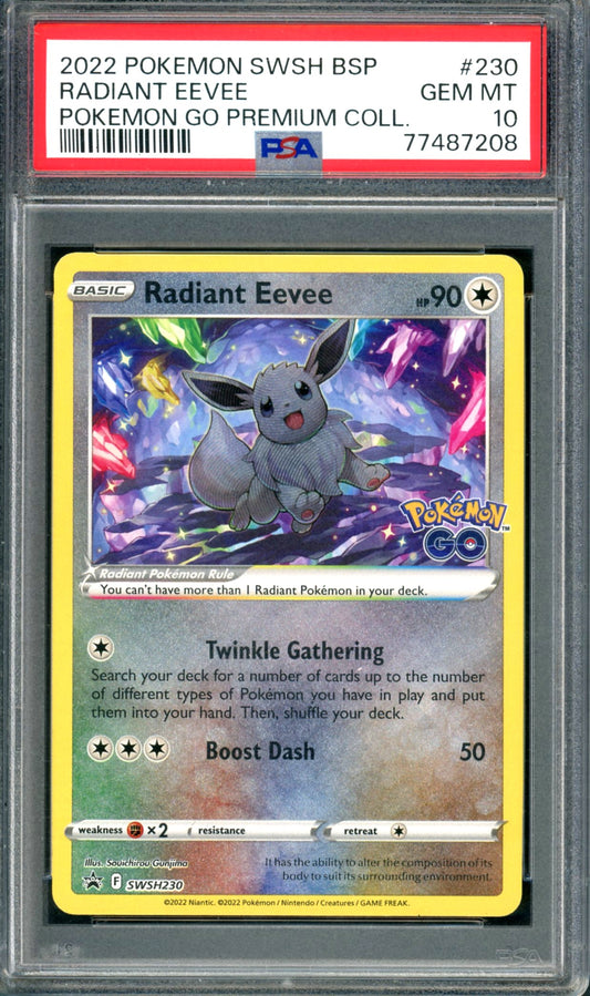PSA 10 Radiant Eevee (SWSH230) [Black Star Promo]