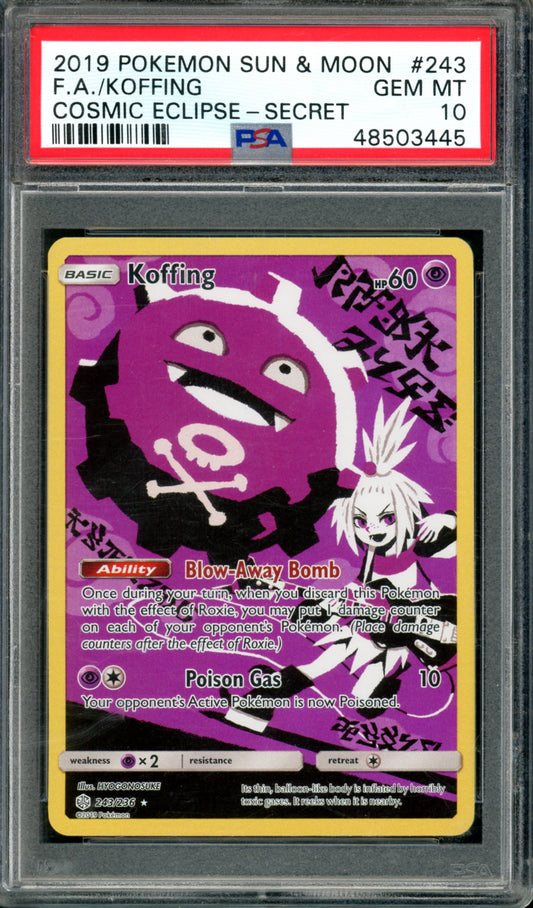 PSA 10 Koffing (243/236) [Cosmic Eclipse]