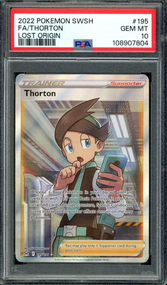PSA 10 Thorton (195/196) [Lost Origin]