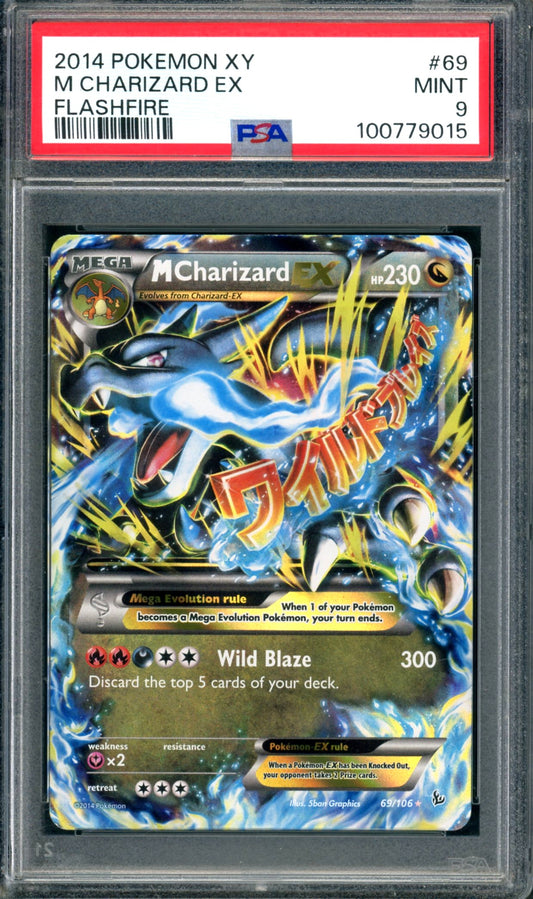 PSA 9 M Charizard EX (69/106) [Flashfire]