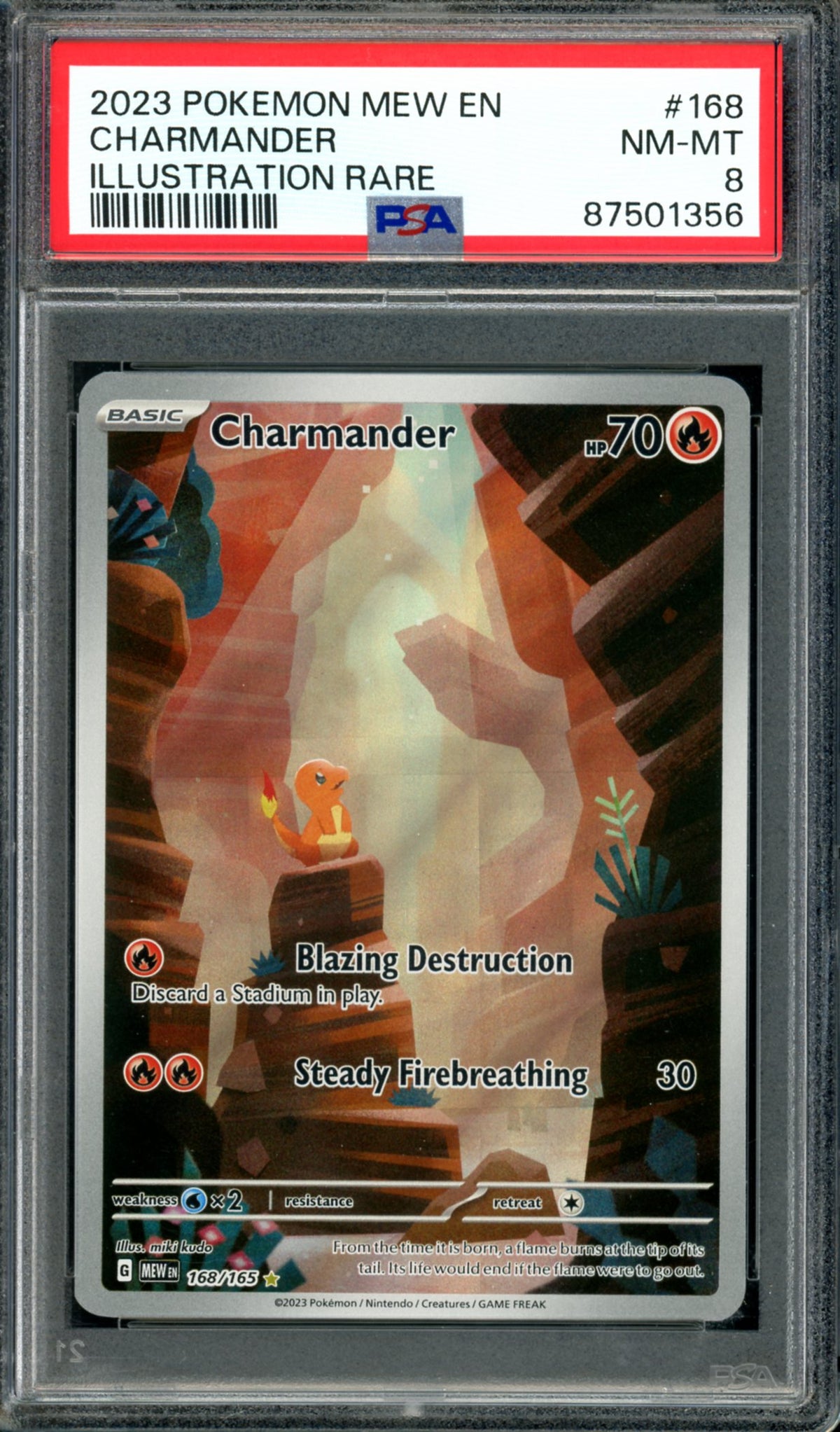 PSA 8 Charmander (168/165) [151]